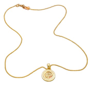 9ct 2-tone Gold Clogau Pendant with Chain